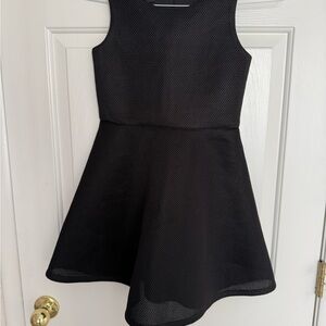 Elegant Black Sleeveless Kids Dress
